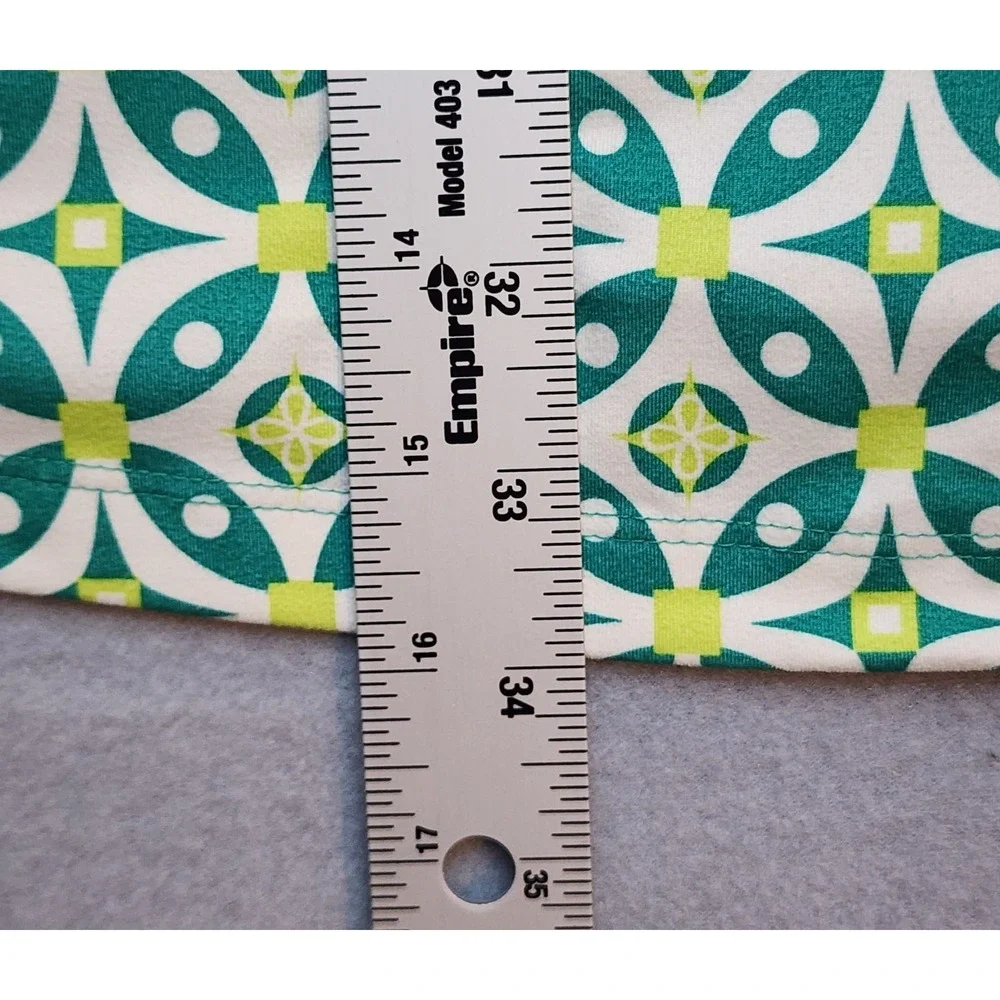 Patagonia Women's XL Shelf‎ Bra Swim Dress Teal Geometric Print UPF Beach